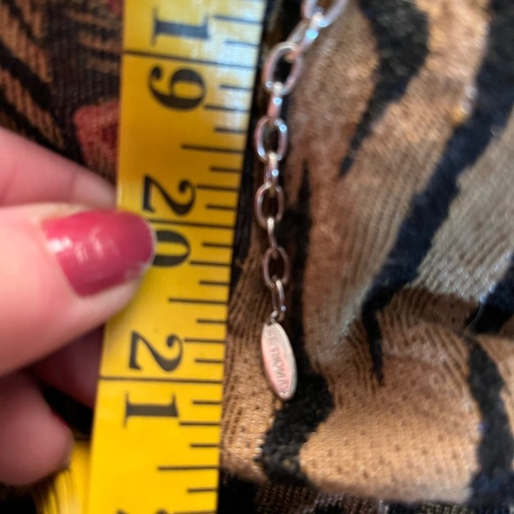 St.Thomas blue sapphire & silver beaded necklace may have matching elastic ring - Picture 9 of 9